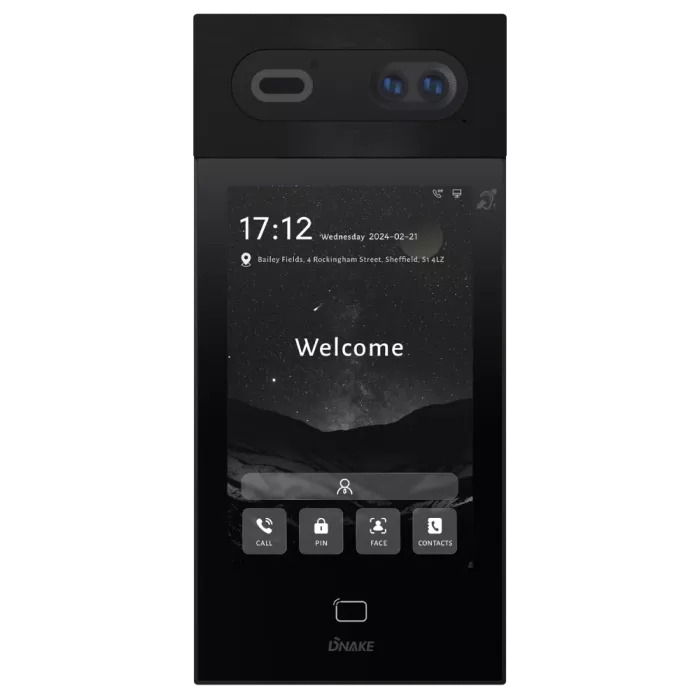 Dnake S617/F (врізна) S617 Android 8" IPS IK08 Виклична панель