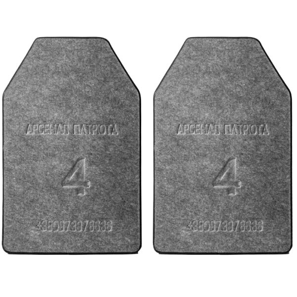 4 клас «SAPI Екстра Мала БЗ» (2шт.) 2.3 кг Комплект бронеплит