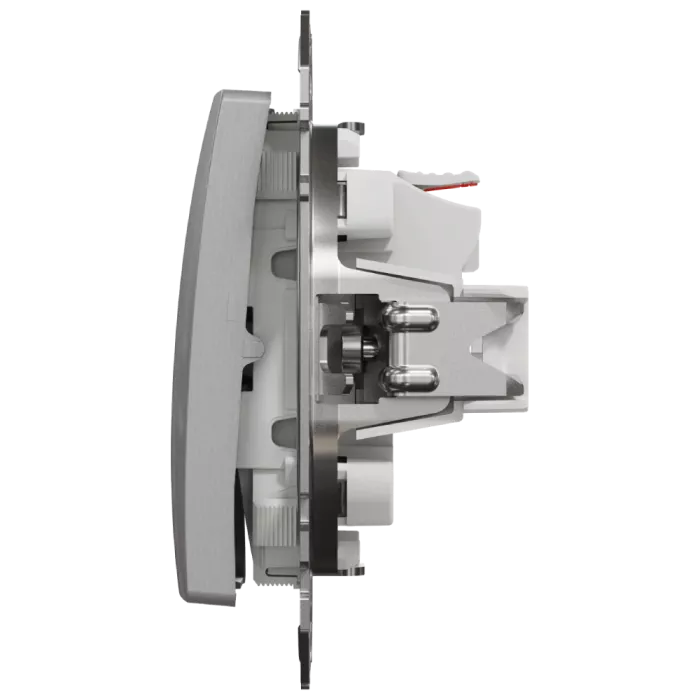 Schneider Electric SDD113101 Sedna Design & Elements 1-клавишный алюминий Вимикач
