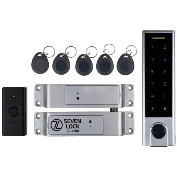 SEVEN LOCK SL-7708F Беспроводной биометрический комплект контроля доступа