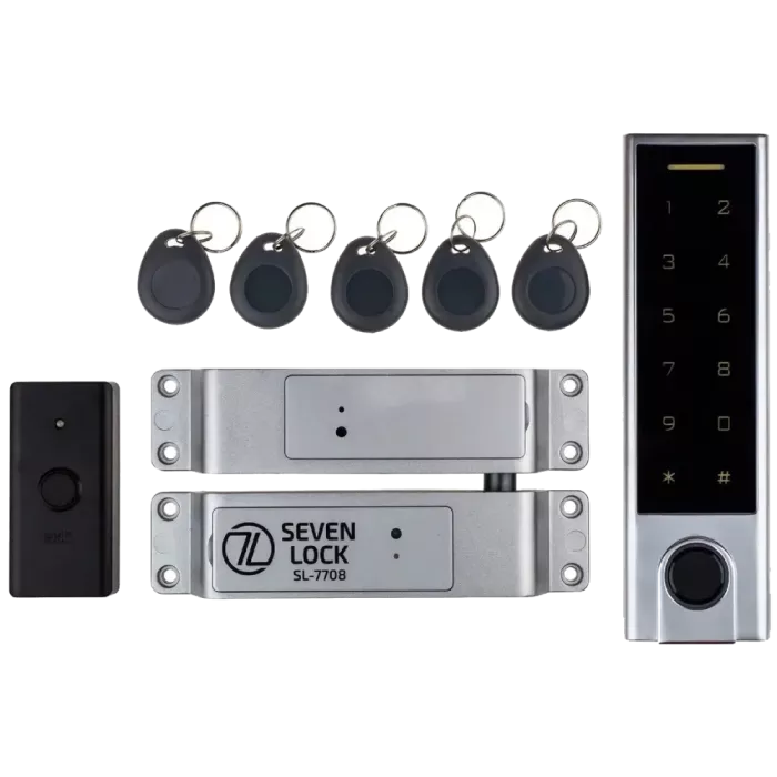 SEVEN LOCK SL-7708F Беспроводной биометрический комплект контроля доступа