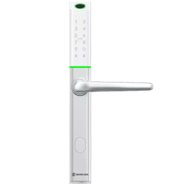 SEVEN LOCK SL-7763BF white Розумний дверний біометричний замок