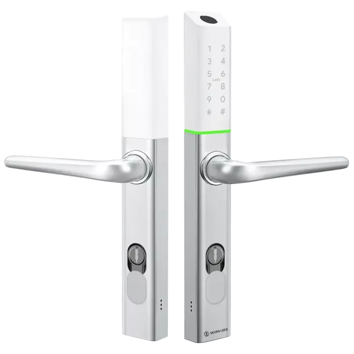 SEVEN LOCK SL-7763BF white Умный дверной биометрический замок