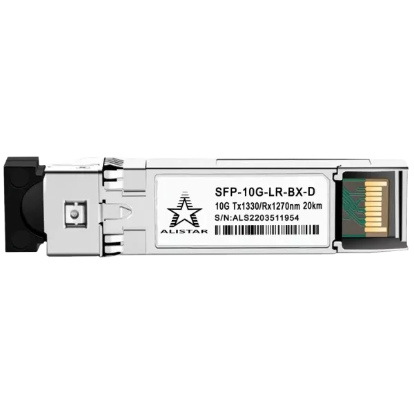 ALISTAR SFP-10G-LR-BX-D SFP+ 10G BASE-BX 1SM WDM LC 20KM TX1330/RX1270nm DOM Модуль