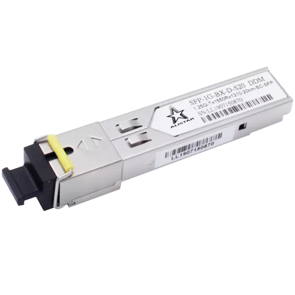 ALISTAR SFP-1G-BX-D-S20 SFP 1G 1SM WDM SC 20KM TX1550/RX1310nm DDM Модуль