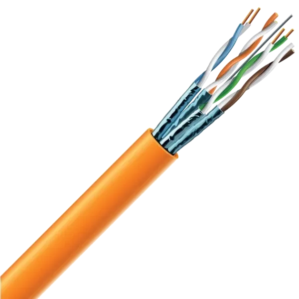Cat 6A 4x2x23 AWG LSZH (к) 305 м Кабель витая пара ЗЗЦМ (S/FTP медь внутренний)