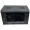 EServer 6U 600х500х370 скло, чорна Шафа