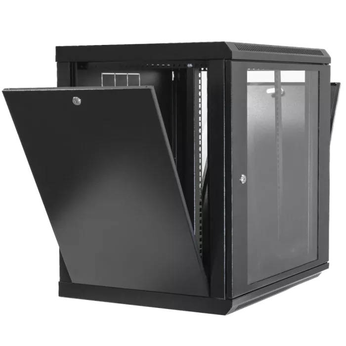 19" 15U Шафа 600x600x773мм акрилове скло чорна