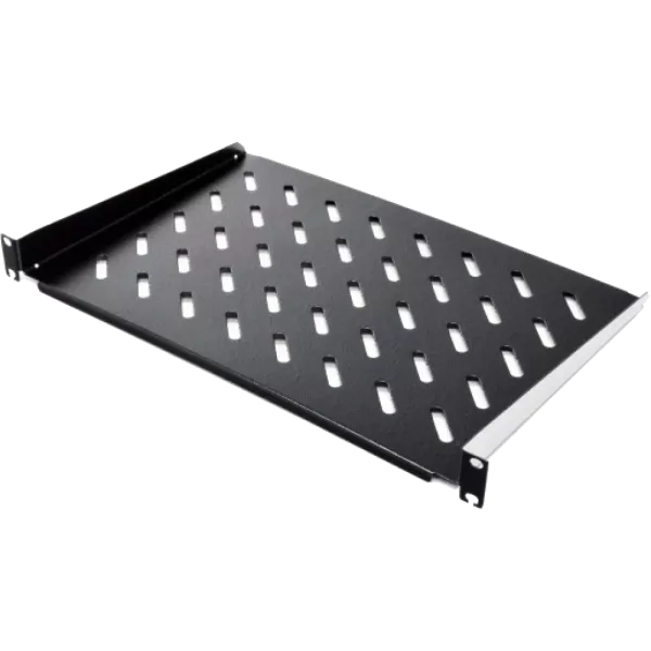 1U Полиця консольна 19" 350мм, чорна