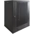 EServer 12U 600х350х637 скло, чорна Шафа