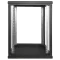 EServer 12U 600х350х637 скло, чорна Шафа