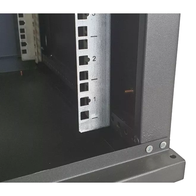 EServer 12U 600х350х637 скло, чорна Шафа