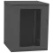 IPCOM СН-18U 600х450 перфорація RAL9005 Шафа серверна