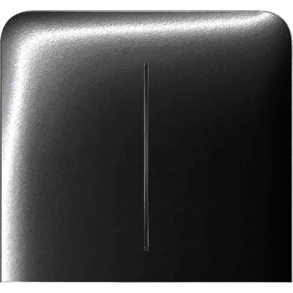 Ajax SideButton (2-gang) vertical black Кнопка