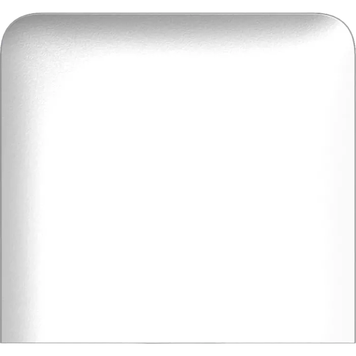 Ajax SideButton (1-gang) white vertical Кнопка