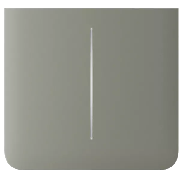 Ajax SideButton (2-gang) vertical olive Кнопка
