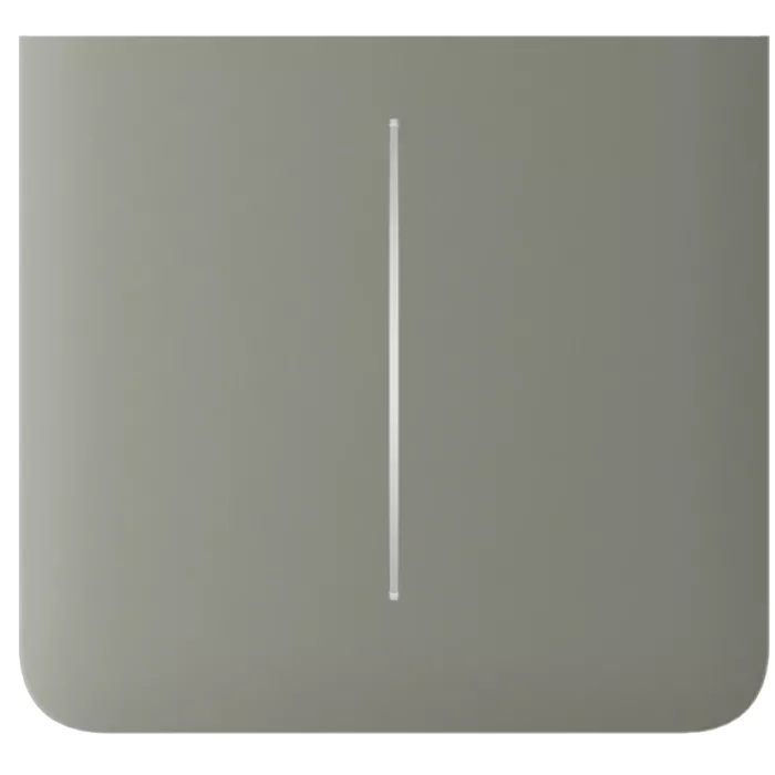 Ajax SideButton (2-gang) vertical olive Кнопка