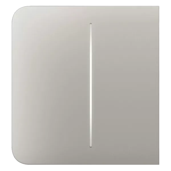 Ajax SideButton (2-gang) oyster Бічна кнопка для двоклавішного вимикача