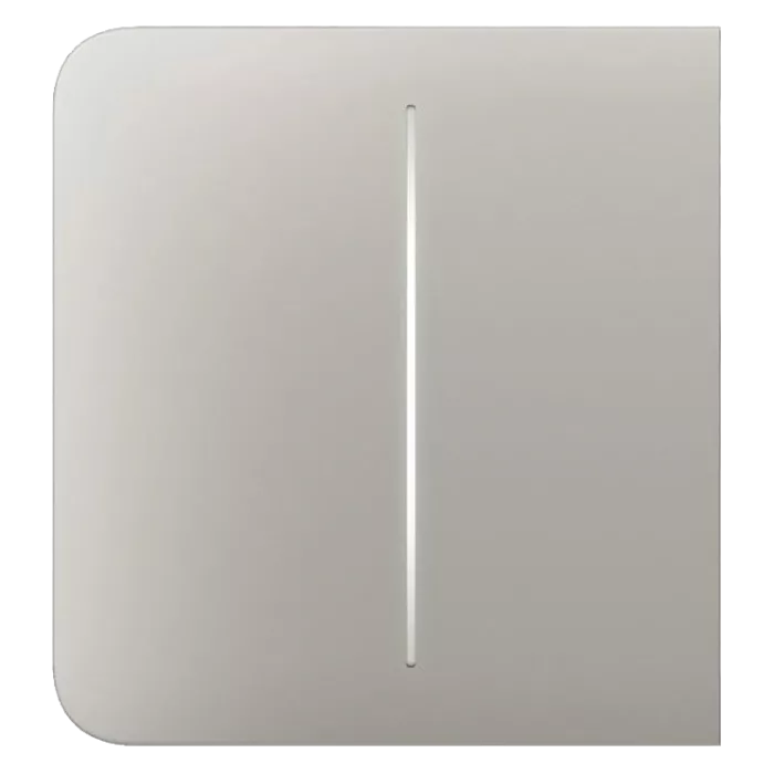 Ajax SideButton (2-gang) oyster Бічна кнопка для двоклавішного вимикача