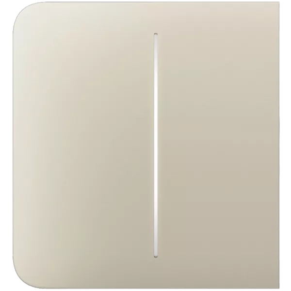 Ajax SideButton (2-gang) [55] ivory кнопка Бічна кнопка для двоклавішного вимикача