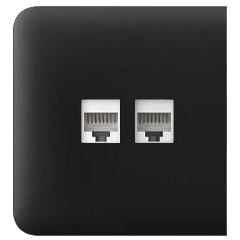 Ajax SideCover (LAN) black Фронтальна панель