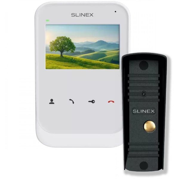Slinex SK-04 + ML-16HR black Комплект відеодомофон + панель виклику