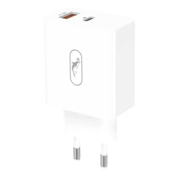 SkyDolphin SC02 (2USBx2.4A) White (MZP-000185) Мережевий зарядний пристрій