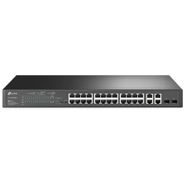 TP-Link TL-SL2428P PoE+ Комутатор 24 порти керований