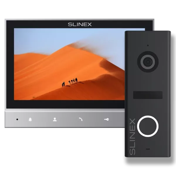 Slinex SK 7 Start (Slinex SK 7 grey + панель виклику ML-17HR graphite) Комплект відеодомофону