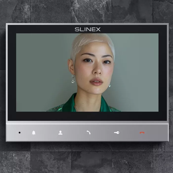 Slinex SK 7 Cloud (Slinex SK 7 Cloud grey + ML-17HD graphite) Комплект видеодомофон + панель вызова