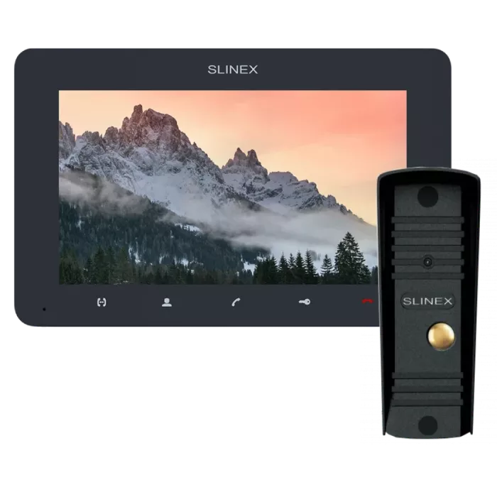 SM-07MHD графит + панель ML-16HD черный Комплект Slinex