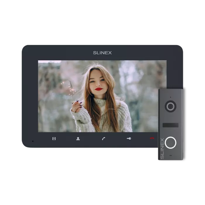Slinex SM-07 Graphite + ML-17HD Graphite Комплект видеодомофона