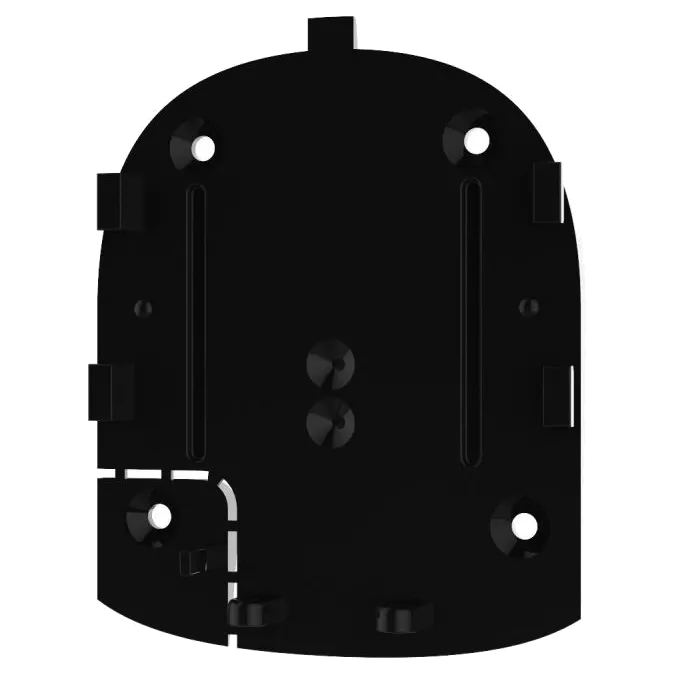 Smartbracket Ajax Hub black Частина пластикового корпусу