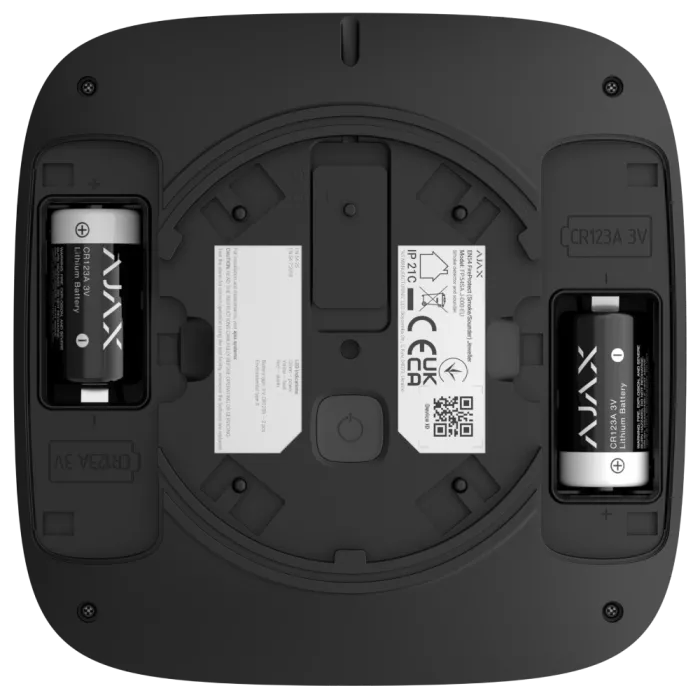 Ajax EN54 FireProtect (Smoke/Sounder) black пожежний димовий зі звуковим оповіщенням Сповіщувач