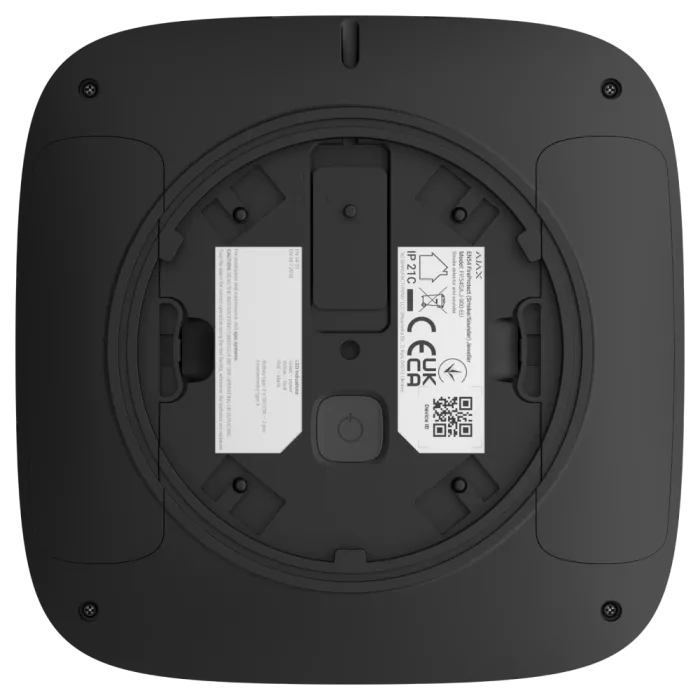 Ajax EN54 FireProtect (Smoke/Sounder) black пожежний димовий зі звуковим оповіщенням Сповіщувач
