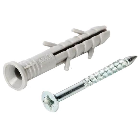 APRO SMTP-60060 Дюбель-цвях швидкого монтажу поліетиленовий потай 6х60 (пач. 100 шт.)