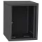 IPCOM 15U 600x600 Шафа телекомунікаційна двері скло (чорна)