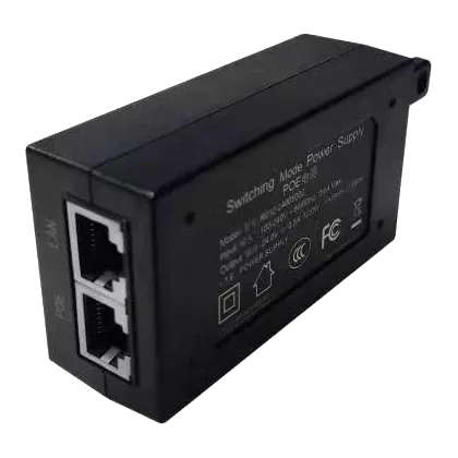 Neolight ALPHA Hybrid Black + SOLO IPW Graphite з кутком, PoE адаптер для панелі виклику Комплект відеодомофону