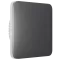 Ajax SoloButton (1-gang/2-way) grey Кнопка для одноклавішного чи прохідного вимикача