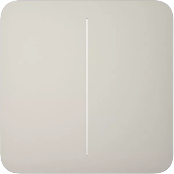 Ajax SoloButton (2-gang) [55] oyster Кнопка двоклавішного вимикача