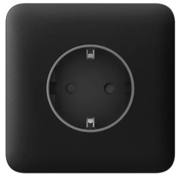 Ajax SoloCover (basic) [type F] Black Фронтальна панель