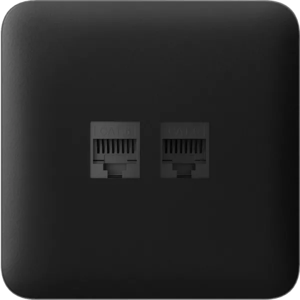 Ajax SoloCover (LAN) black Фронтальна панель