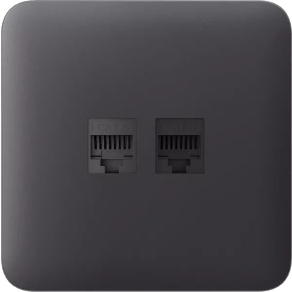 Ajax SoloCover (LAN) graphite Фронтальна панель