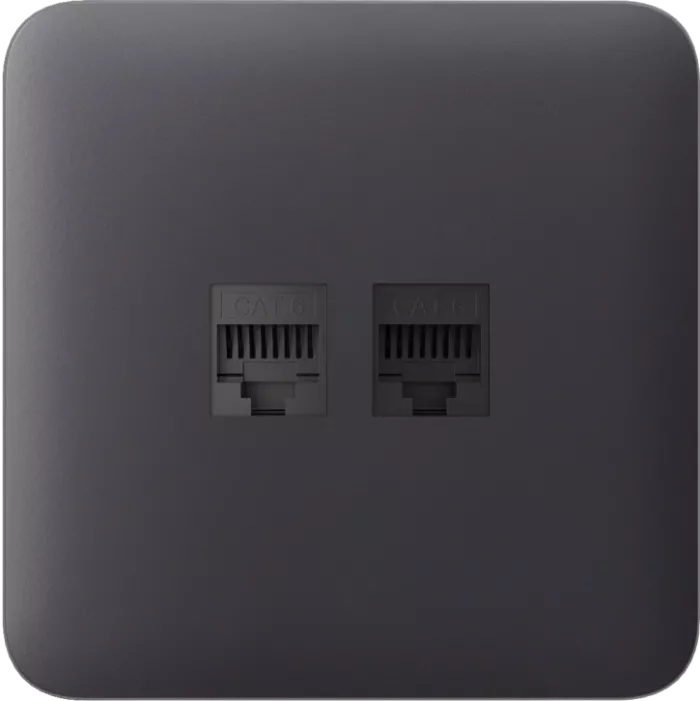 Ajax SoloCover (LAN) graphite Фронтальна панель