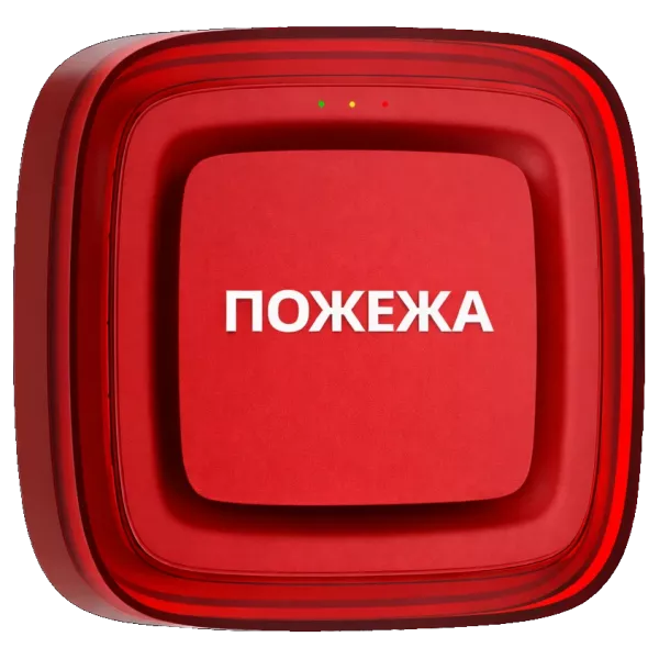 Ajax EN54 FireProtect (Sounder/VAD) red пожарный светозвуковой "ПОЖЕЖА" Извещатель