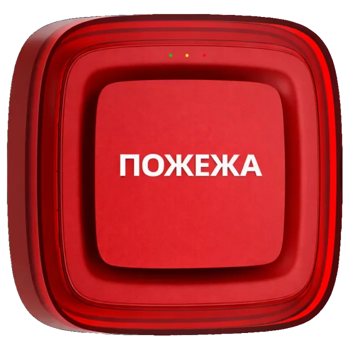 Ajax EN54 FireProtect (Sounder/VAD) red пожежний світлозвуковий "ПОЖЕЖА" Cповіщувач