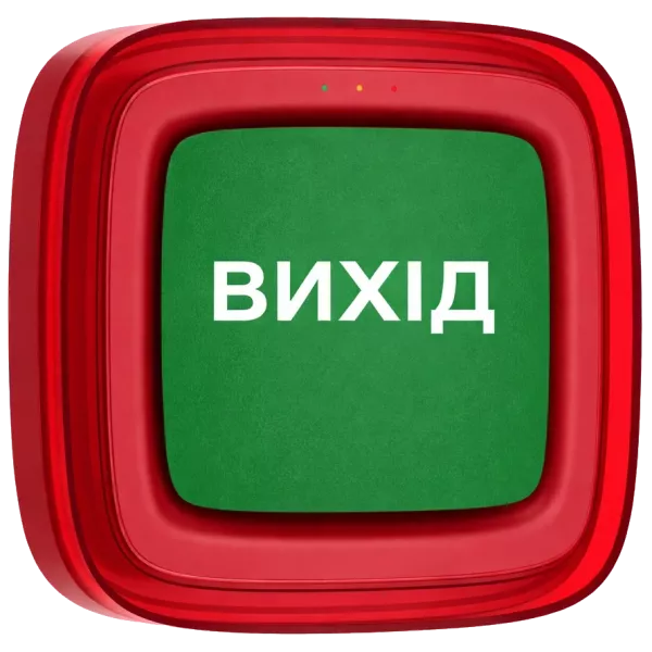 Ajax EN54 FireProtect (Sounder/VAD) red пожарный светозвуковой "ВИХІД" Извещатель