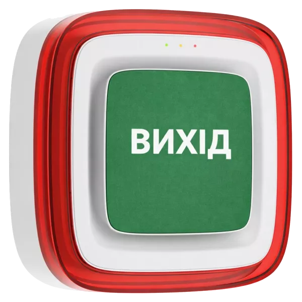 Ajax EN54 FireProtect (Sounder/VAD) white пожарный светозвуковой "ВИХІД" Извещатель