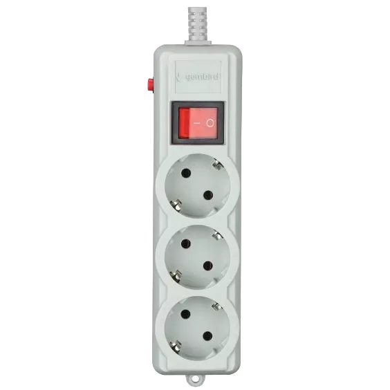 Gembird SPG3-G-15G-PRO Мережевий фільтр 4.5 м кабель 3 розетки