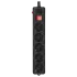 Gembird SPG5-G-10B-PRO Мережевий фільтр 3 м кабель 5 розеток